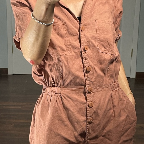 Urban Outfitters Linen Blend Romper size S - Picture 11 of 11